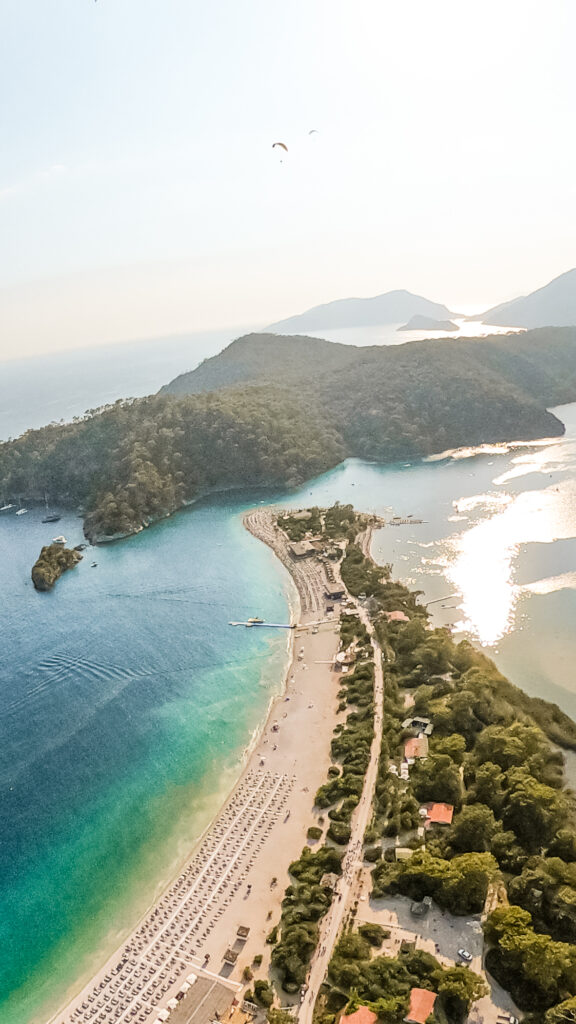 Oludeniz Bay from sky