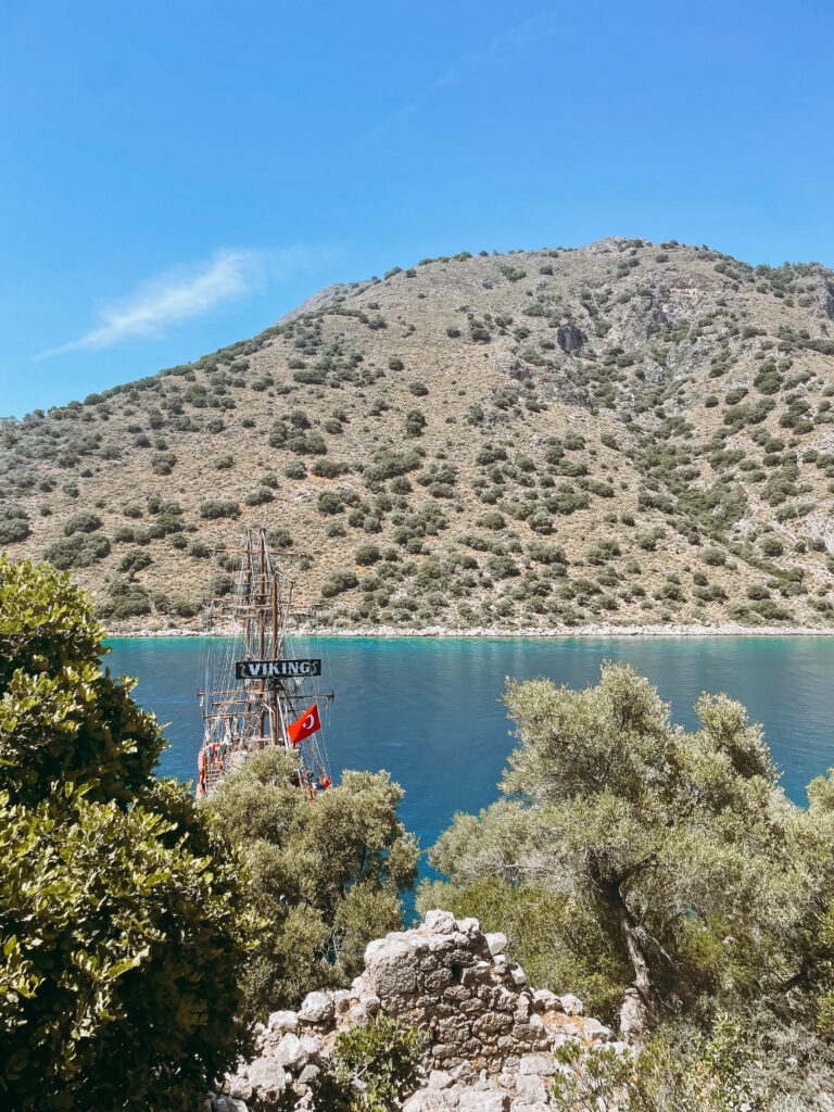 Viking boat in Fethiye
